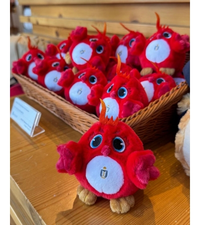 Mini Red Birdie keychain